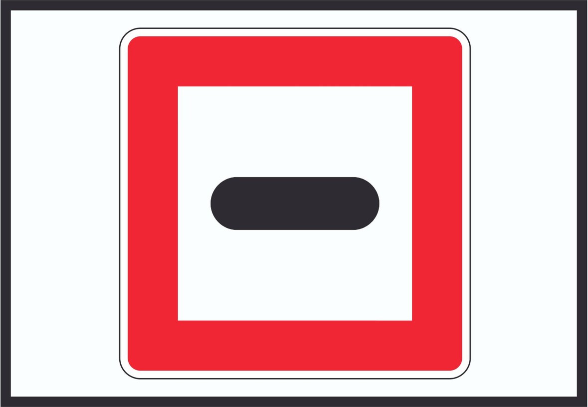 Anhalten Schild mit Symbol Stopp A4 Rückseite selbstklebend