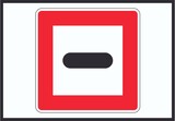 thumbnail of Anhalten Schild mit Symbol Stopp A4 Rückseite selbstklebend