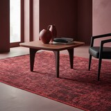 thumbnail of Teppich Schlafzimmer Unifarben Elegant Waschbar Wohnzimmer Esszimmer Pflegeleicht Rot 160x230 cm OEKO-TEX – TITLIS von Kadima Design