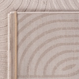 thumbnail of Teppich Kurzflor 3D-Effekt Modern Waschbar Strapazierfähig Esszimmer Flur OEKO-TEX Beige 160x230 cm Gekettelt – ILLER von Kadima Design