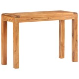 thumbnail of Mesa consola madera maciza de acacia acabado miel 110x40x76 cm