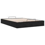 thumbnail of vidaXL Ottoman-Bett ohne Matratze Schwarz 140x190 cm Samt