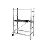 thumbnail of Echafaudage roulant Hauteur 3m - Échelle Échafaudage de Travail Aluminium Charge 120Kg - Travaux Bricolage Chantier Jardin VITO