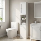 thumbnail of Mobile Colonna Bagno Verticale Salvaspazio Melaminico 30x30x180 Cm