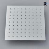 thumbnail of KLARWERK® LANA | Duscharmatur Set mit Regendusche & Handbrause Silber Edelstahl | Design Dusche Mischbatterie| Premium Duschsäule Duschsystem komplett