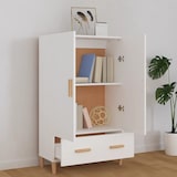 thumbnail of vidaXL Highboard Weiß 70x31x115 cm Holzwerkstoff