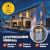 thumbnail of Casaria 2er Set Weihnachtsgirlande 80LEDs geschmückt mit Fernbedienung