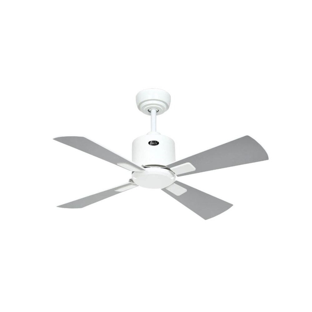 eco neo III 92, ventilator ohne licht, weißer korpus, weiße und graue flügel, casafan