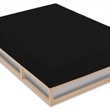 thumbnail of CloudComfort Basic hoeslaken zwart 140 x 190 - 160 x 200 cm