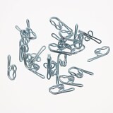 thumbnail of Lot de 20 agrafes R7 pour rideaux en Acier Zingué - Boulet