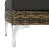 thumbnail of tectake Set de piezas modulares para conjunto de ratán Villanova 3 asientos  antracita-jaspeado - 404655