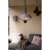 thumbnail of Riscaldatore da terrazza Sunred Indus Bright - Acciaio - Alluminio - Lunghezza 36 cm - Altezza 48,5 cm - sospeso - nero - 2100 Watt