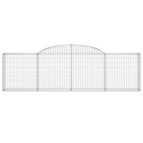 thumbnail of vidaXL Gabionen mit Hochbogen 25 Stk. 300x30x80/100cm Verzinktes Eisen