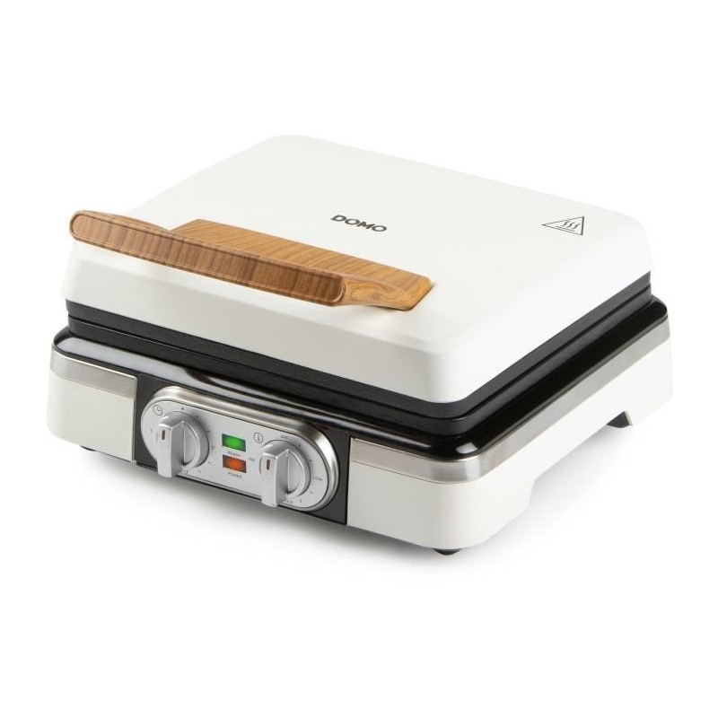 Gaufrier - Domo - Do9280w - 1520 W - 2 Gaufres Xl - Blanc