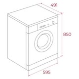 thumbnail of Lavadora Teka WMK40840 1400 8kg Inox A 113910019