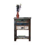 thumbnail of SIT Möbel Telefoontafel | 3 Laden, 1 Legplank | Oud hout gekleurd | B 60 x D 32 x H 79 cm | 09156-98 | Serie RIVERBOAT