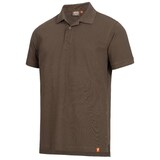 thumbnail of Nitras Motion Tex Light Poloshirt | Gr. 6XL | 100% Baumwolle | braun