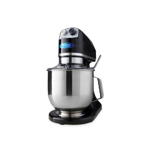 Mixer planétaire - 7 L - jusqu'à 2 kg de pâte - noir | Maxima - 09360750 - 230 V
