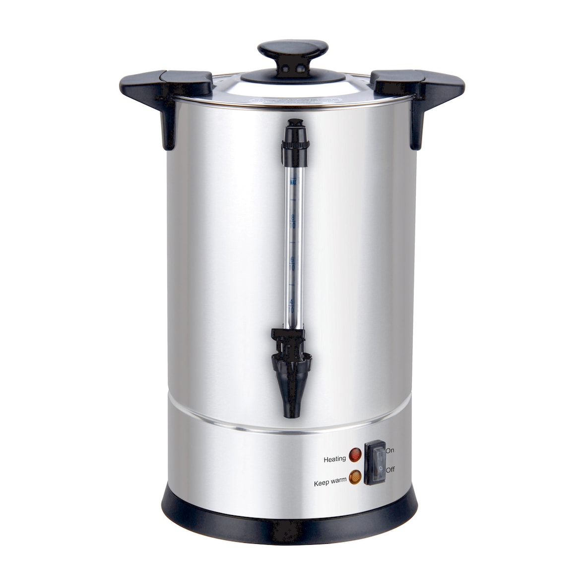 Louis Tellier - Percolateur à café professionnel - Capacité 6,3 L - 50 tasses - INOX - Filtre en inox - Robinet anti-gouttes - N5308
