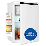 thumbnail of Exquisit Kühlschrank, Kühlschrank mit Gefrierfach, 107 Liter, Energieeffizienzklasse C, 4-Sterne-Gefrierfach, Kühlschrank klein, KS516-4-051C weiss
