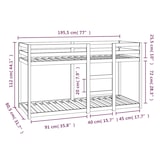thumbnail of vidaXL Stapelbed massief grenenhout 75x190 cm