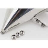 thumbnail of Dispensador de masa Combisteel de 1,6 litros - con botón dispensador, incluye 3 boquillas, acero inoxidable