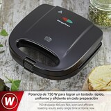 thumbnail of Magefesa Suisse Black - Sanwichera Negra, Capacidad para 2 Sandwiches, Asa Fría al Tacto, Placas Grill Antiadherentes, Sin BPA, Sellado Perfecto