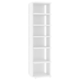 thumbnail of Mueble zapatero madera contrachapada blanco 27,5x27x102 cm
