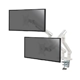 thumbnail of KIMEX - Supporto da scrivania Full Motion per 2 monitor 17"-32" con USB, bianco