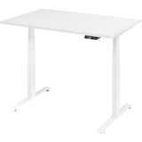 thumbnail of bümö höhenverstellbarer Schreibtisch 120 x 80 cm in weiß, Gestell weiß - Höhenverstellbar Elektrisch Stehpult mit 3-fach Speicher, Computertisch,