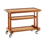 thumbnail of Carrello di servizio 3 piani ristorante albergo cm 115x55x82 RS3417