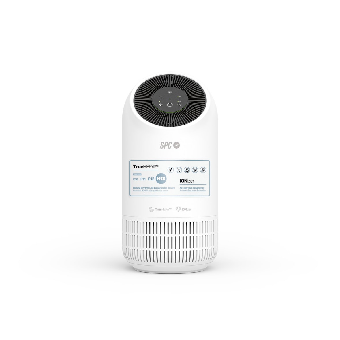 SPC Espirare Ion Purificador de Aire Inteligente WiFi con Ionizador, Filtro HEPA 13, Silencioso