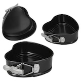 thumbnail of 3er Set Herz Springform Ø 11,5 cm Airfryer Backofen bis 230 °C
