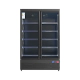 thumbnail of Gasfrit – Armário expositor refrigerado para bebidas 2 portas, 1253 x 750 x 2080 mm, 1300 l, iluminação LED multicolorida