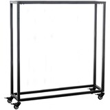 thumbnail of DELUKE® Kaminholzregal innen Metall BETTA mit Rollen, 25x80x100 Brennholzregal innen Kaminholzständer Kaminholzhalter Feuerholzregal