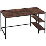thumbnail of tectake Schreibtisch Donegal 140x60x76,5cm  Industrial Holz Dunkel, Rustikal
