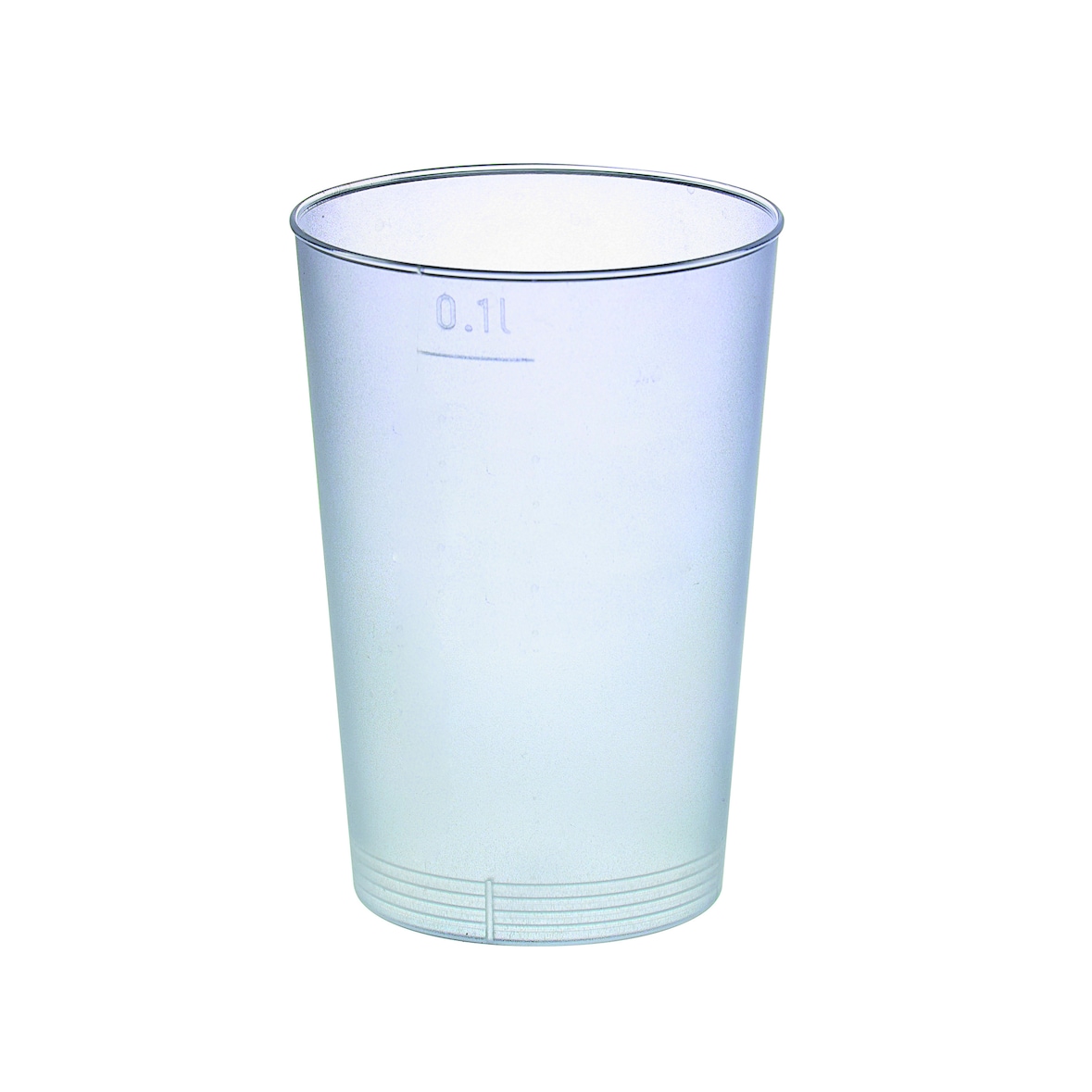 ECOLOMIQUE - 40 Pcs - Gobelet plastique PP réutilisable "Optimal" - 120 ml, Ø54 mm, H73 mm - ECO294OPT1193