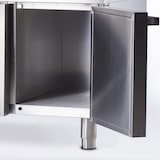 thumbnail of Stalgast Elektro-Herd mit 6 Kochplatten, statischem Backofen GN 2/1 und eintürigem Unterschrank, Serie 700 ND