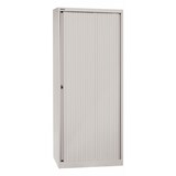thumbnail of BISLEY Rollladenschrank aus Metall in silber Rollladen aus Kunststoff abschließbar inkl. 4 Einlegeböden