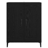 thumbnail of vidaXL Sideboard Schwarz Eichen-Optik 69,5 x 34 x 90 cm Holzwerkstoff