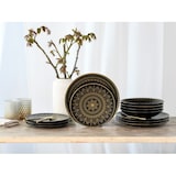 thumbnail of CreaTable Mandala Gold Gold Tellerset 12-tlg Steinzeug