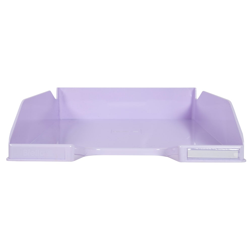 Exacompta - Réf. 113264D - Carton de 6 Corbeilles à courrier COMBO MIDI - 34 x 25 x 6,5 cm - pour format A4 + - couleur mauve - Aquarel