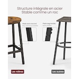 thumbnail of Helloshop26 - Set di 2 sgabelli alti da bar sedie da cucina struttura in acciaio altezza 65 cm montaggio facile stile industriale 12_0007759