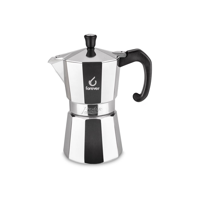 Forever 'Miss moka Prestige' aluminium-inductie 9 kopjes 673 g