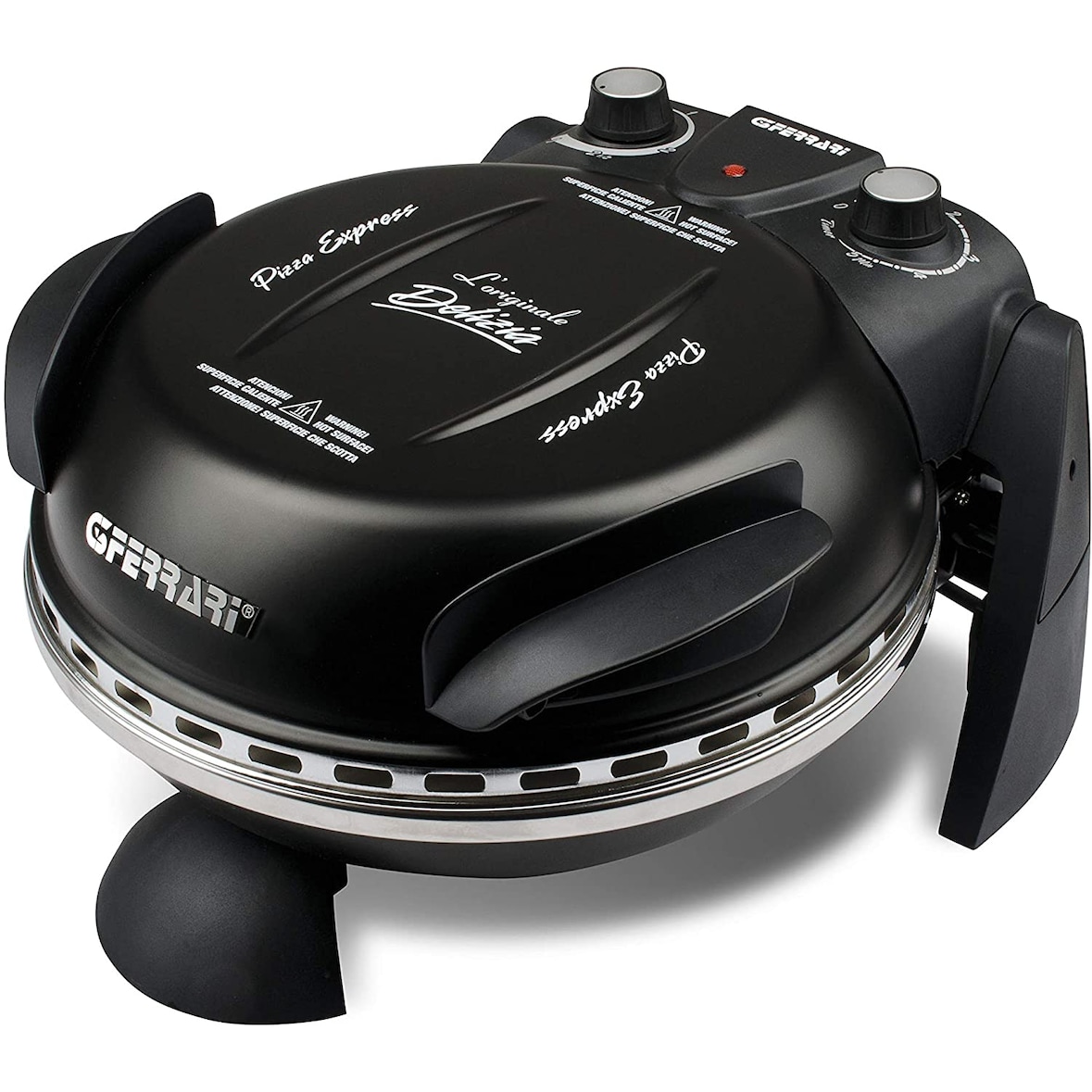 G3 Ferrari Delizia pizzaoven 1 pizza/pizza 1200 W zwart