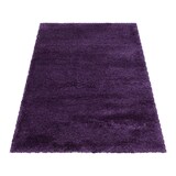thumbnail of Teppich Schlafzimmer Hochflor Unifarben Samtweich Waschbar Strapazierfähig Wohnzimmer Violett 140x200 cm – SALZACH von Kadima Design