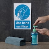 thumbnail of Jantex Papierhandtücher mit C-Falz und 1-lagig in blau mit 2850 Blatt