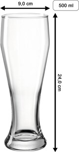 thumbnail of Luxentu Weizenglas Weißbierglas 0,5 Liter - 65. Jubiläum