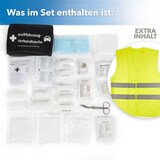 thumbnail of KFZ-Verbandtasche - Erste-Hilfe-Tasche - DIN 13164 - Mit Warnweste