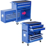 thumbnail of tectake Carrello portautensili con 10 scomparti - blu - 402804